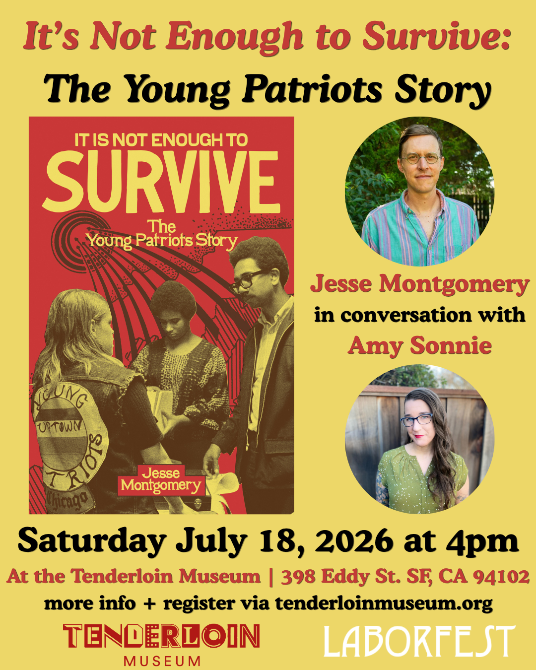 It Is Not Enough To Survive: The Young Patriots Story w/ Jesse Montgomery &amp; Amy Sonnie