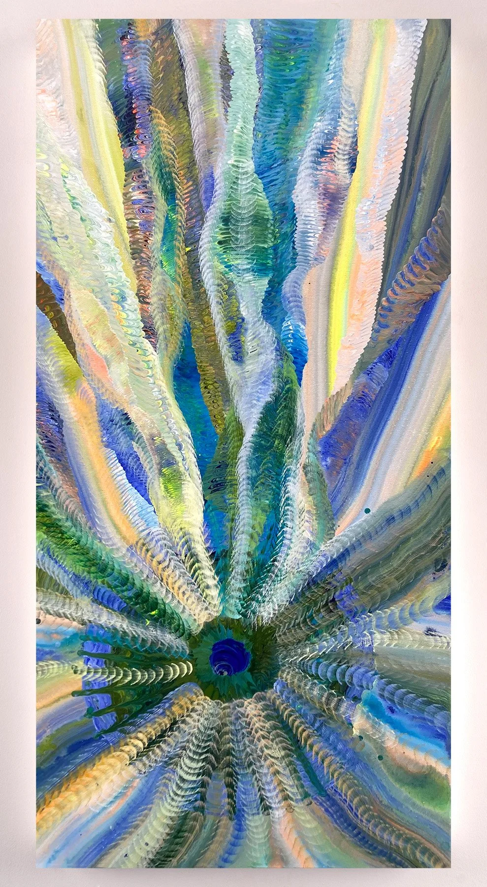Holeness II, Acrylic and Oil Paint on Canvas, 24” x 48”, 2025
