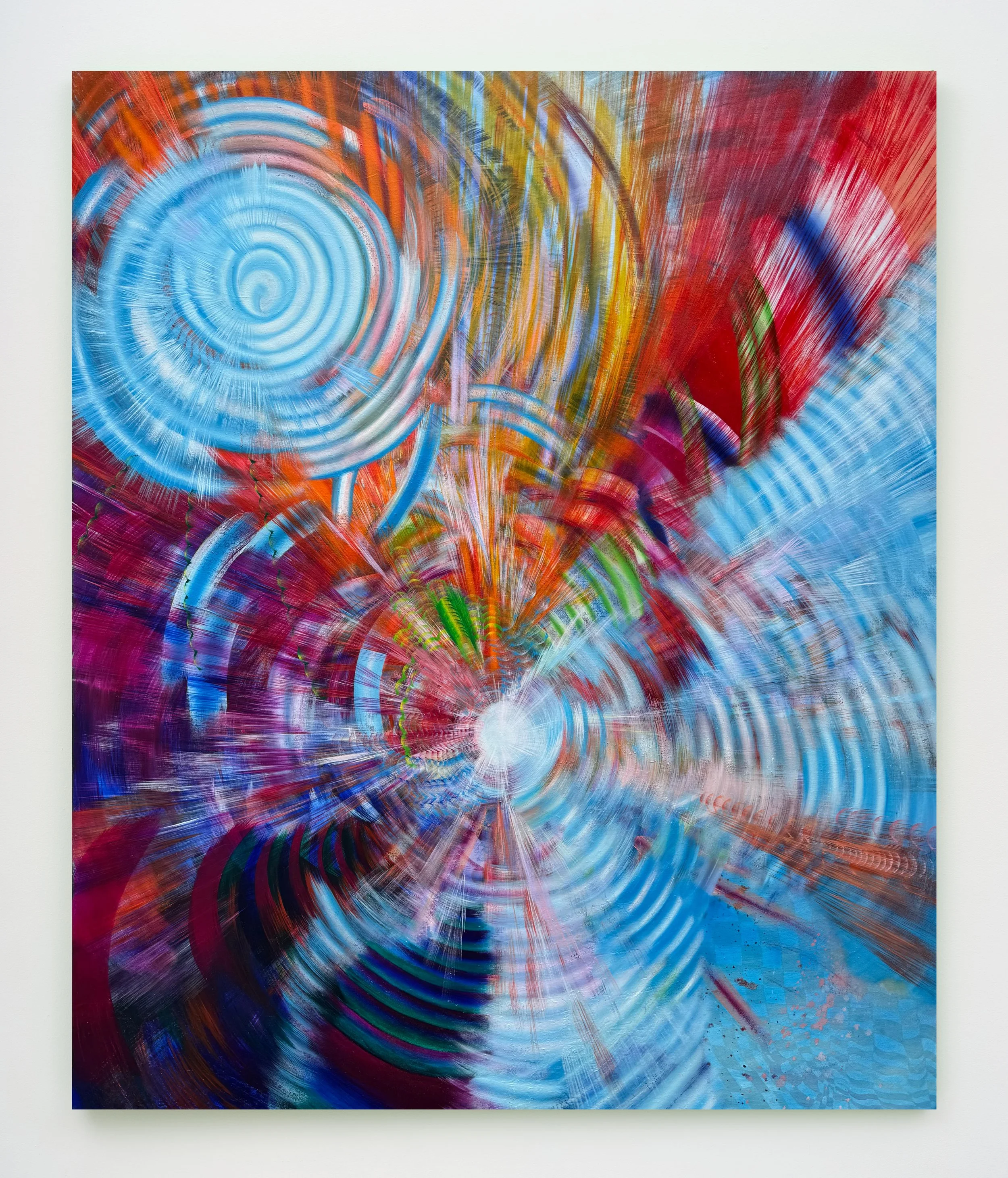   in(finiteness) IV , oil on canvas, 60” x 72, 2025 