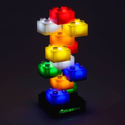 Red Light Stax LED Light-Up Building Blocks 6-Piece Expansion Pack 