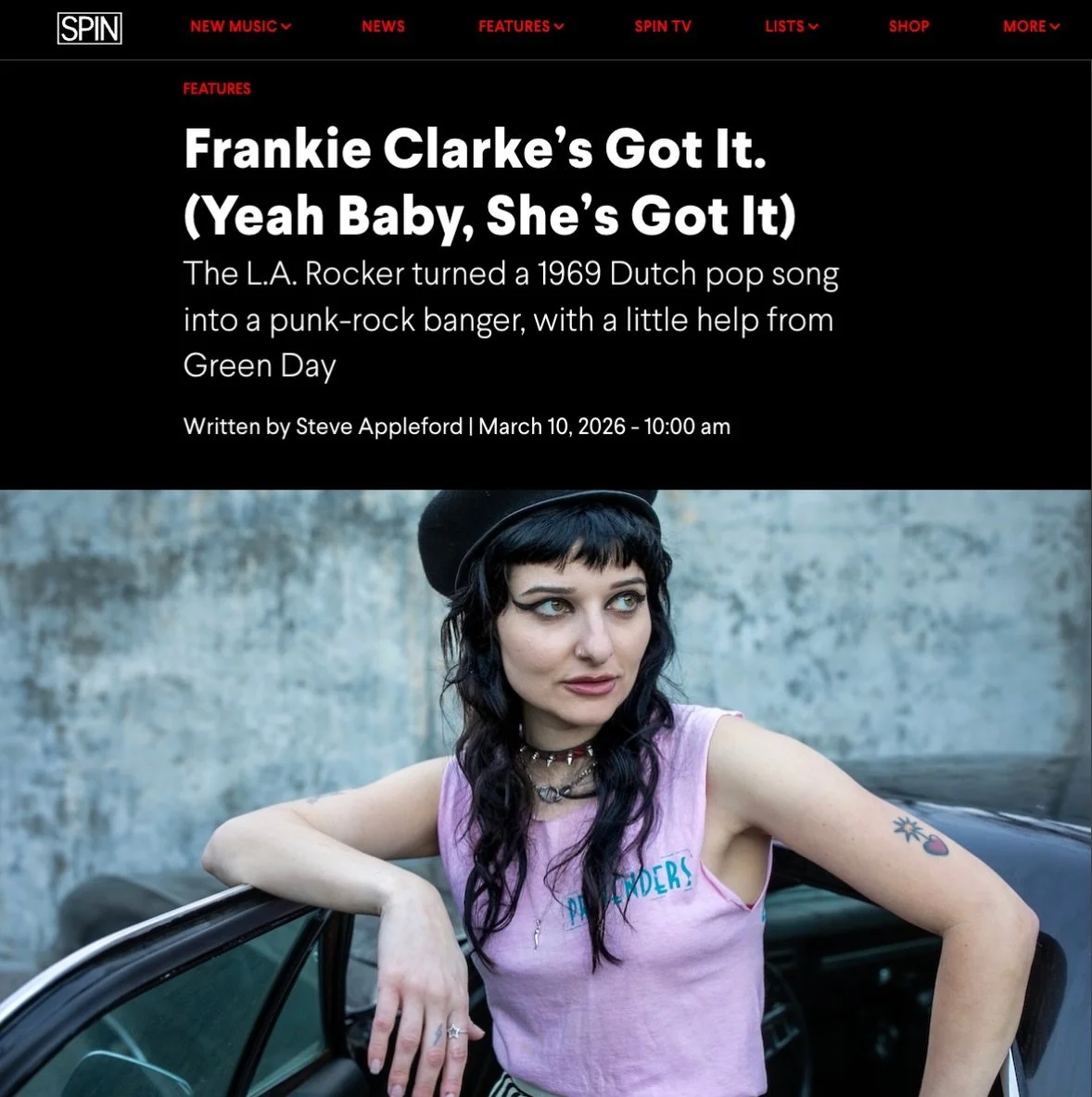 Had the honor of being interviewed by the legendary @steveappleford for @spinmag ! For inquiring minds wondering how the hell we got Billie Joe Armstrong to sing on a track with us, check out the article for the full story (linktree in our bio) Big t