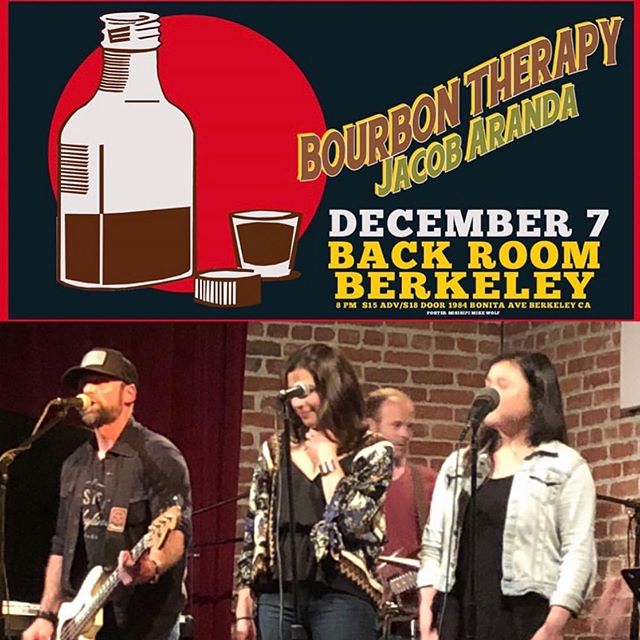 @bourbon_therapy 5 year anniversary show will be at @thebackroomberkeley Saturday December 7th! ALL AGES! Get your tickets now...