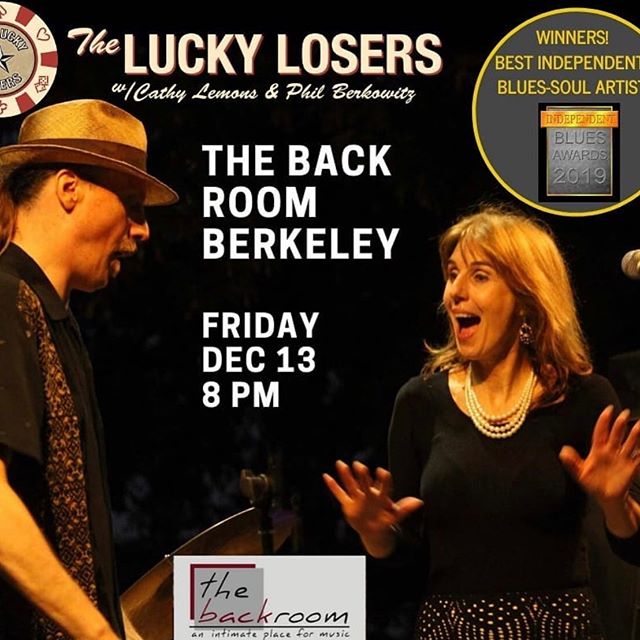 NEXT FRIDAY 12/13...
.
.
.
@theluckylosersband live at @thebackroomberkeley .
.
.
TICKETS ON SALE NOW!