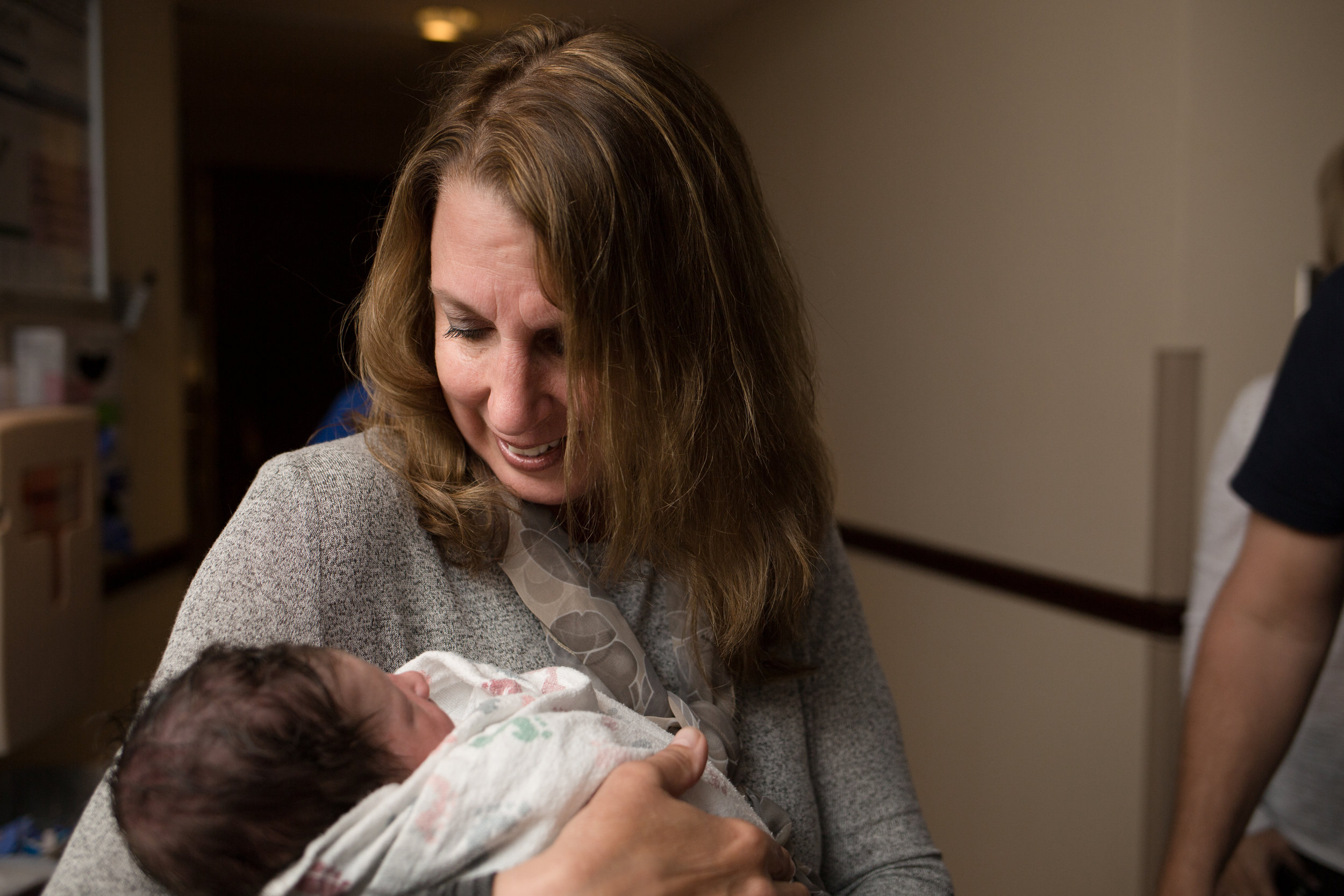 "My mom had been waiting for this moment, too. She lives for being Hayden's grandma." —Nicoletta