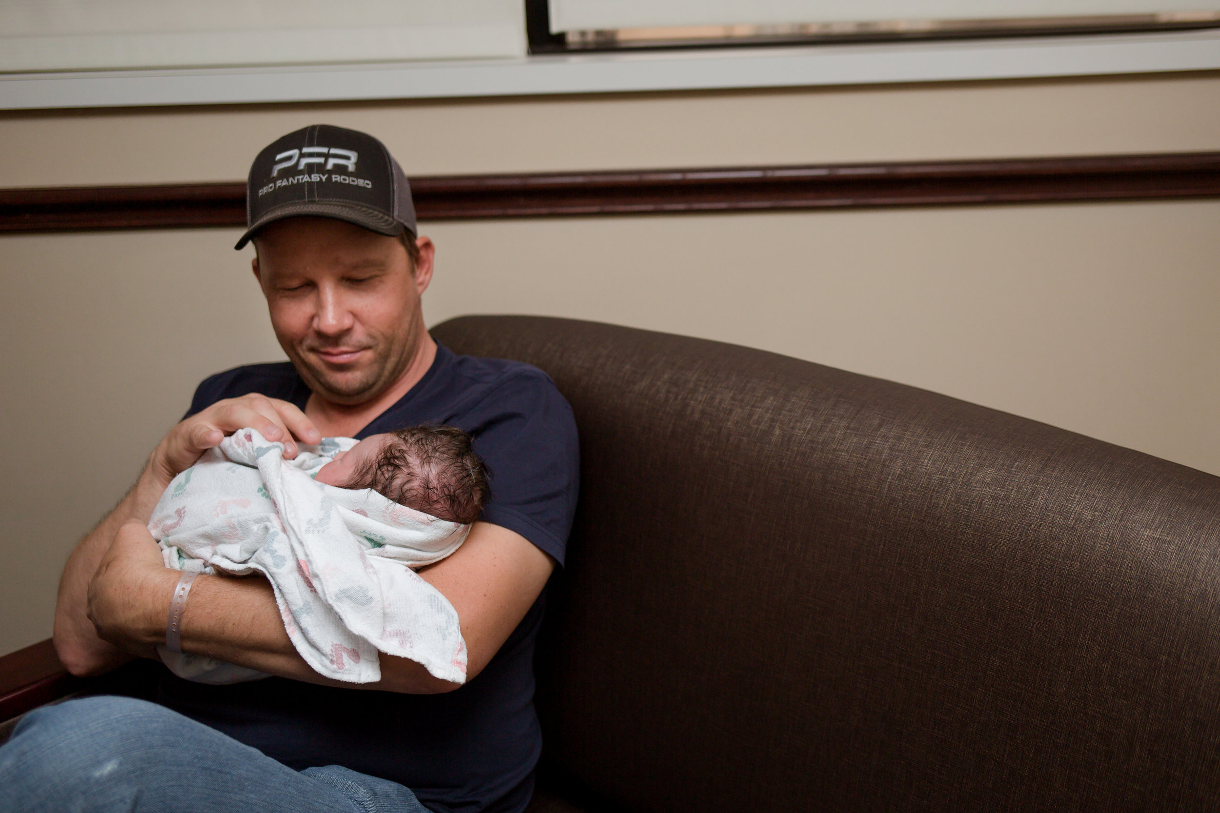 "It was the moment I had pictured in my mind for so long: Jason holding our baby. He had waited so long for this and he was so happy." — Nicoletta