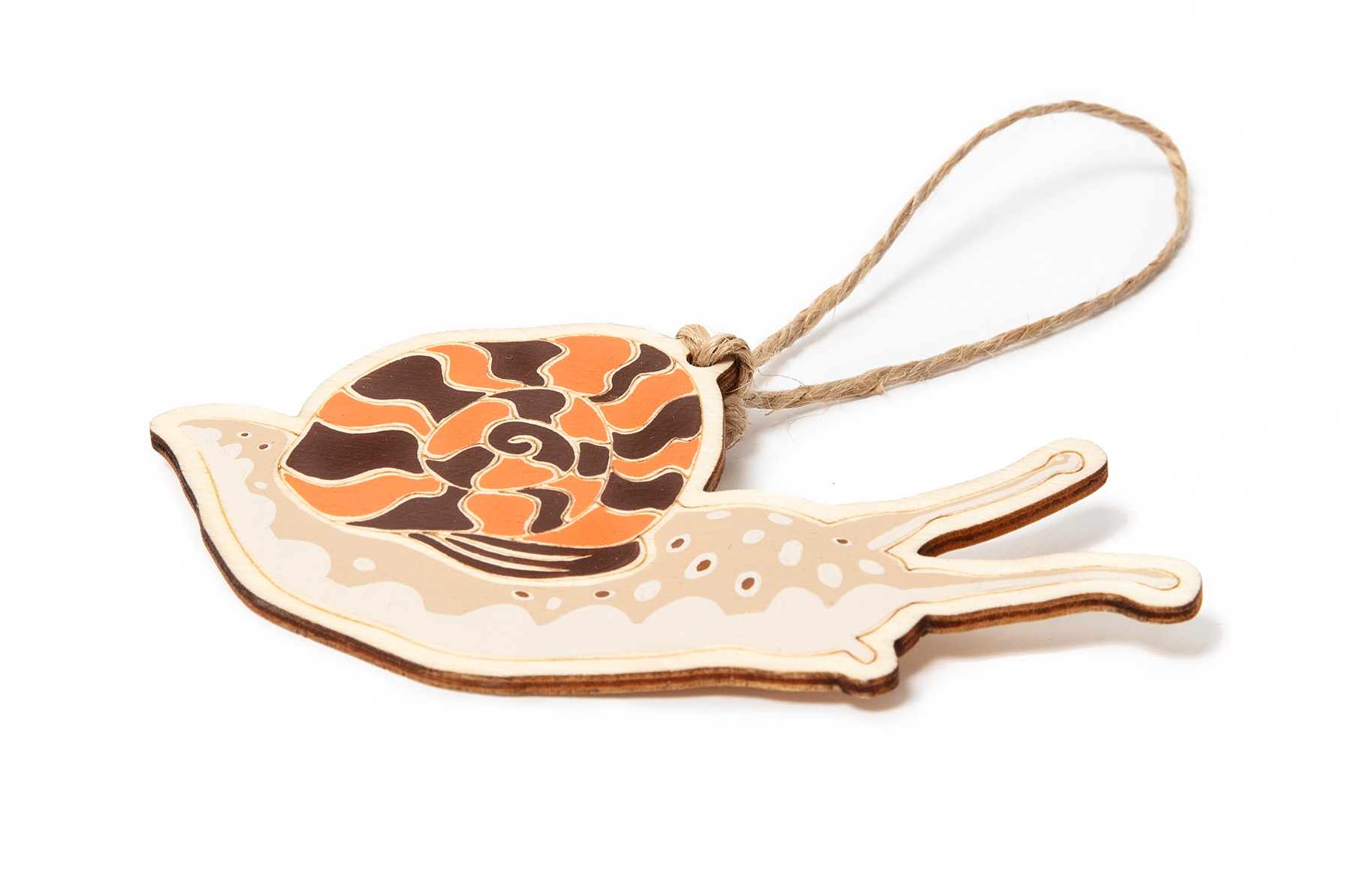snail ornament - copyright outer island