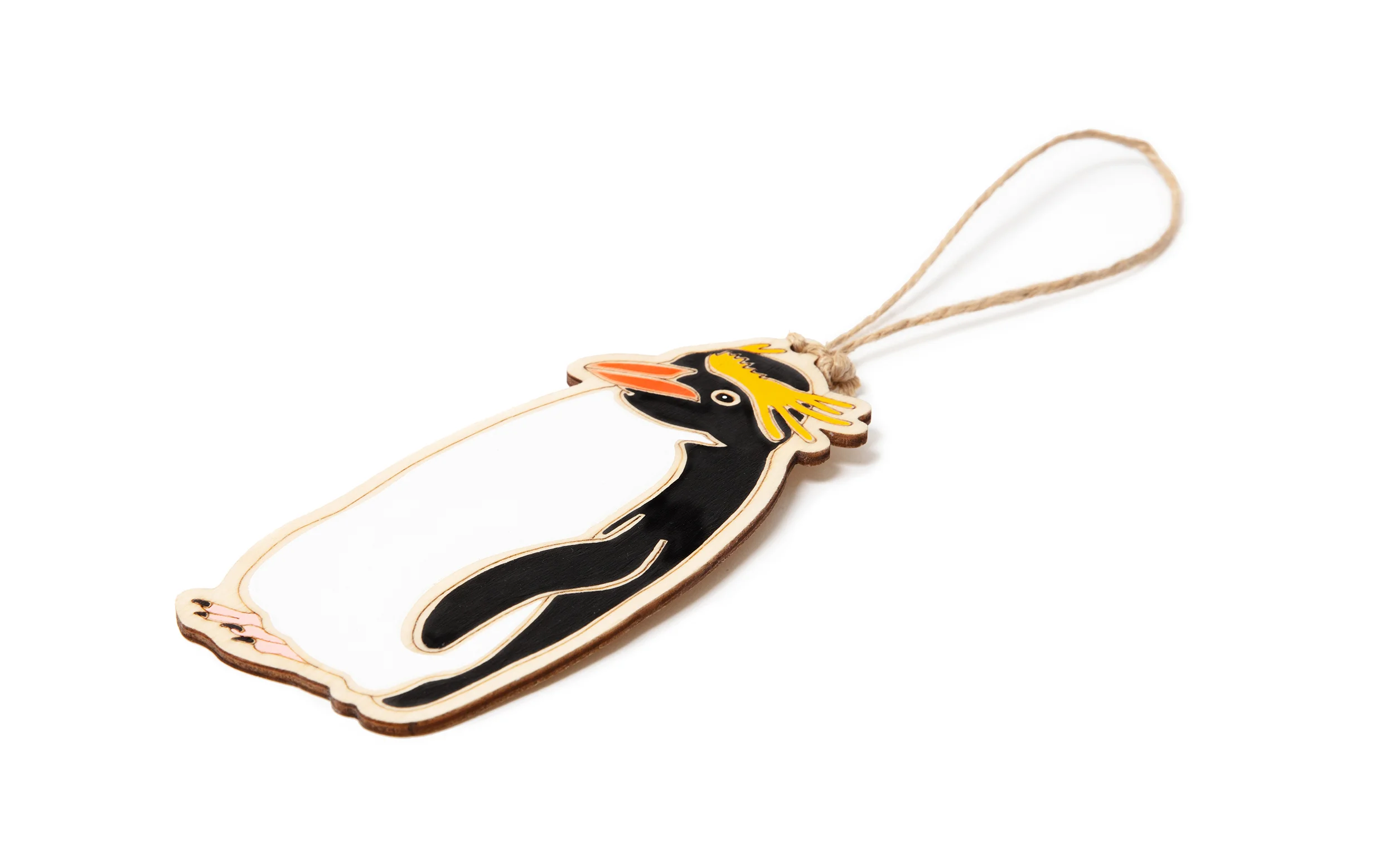 Macaroni Penguin Ornament - copyright outer island
