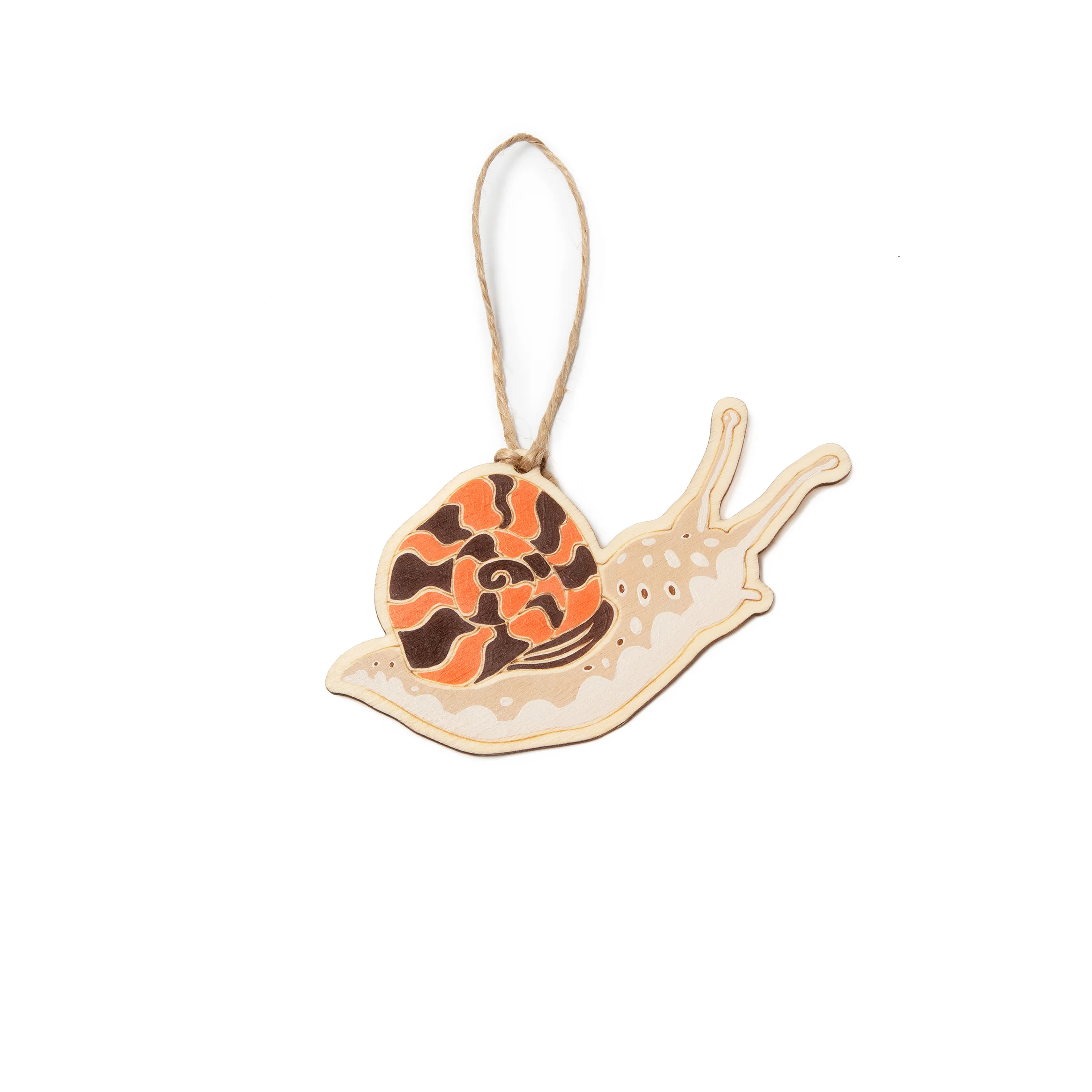 snail ornament - copyright outer island