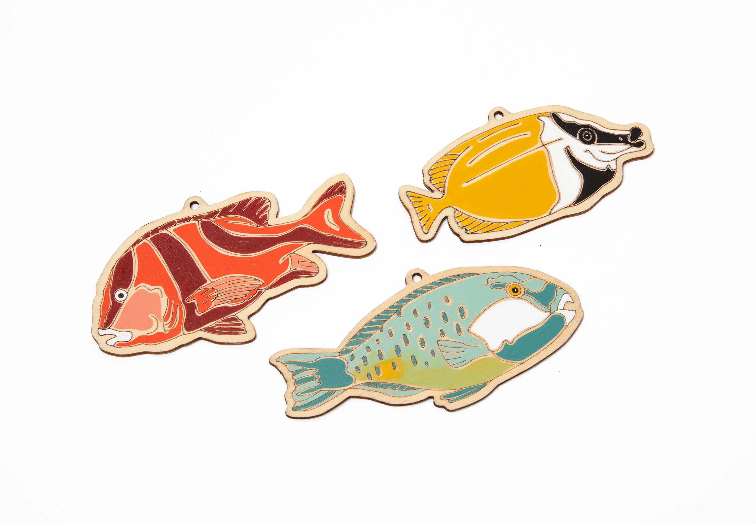 great barrier reef fish ornament - copyright outer island