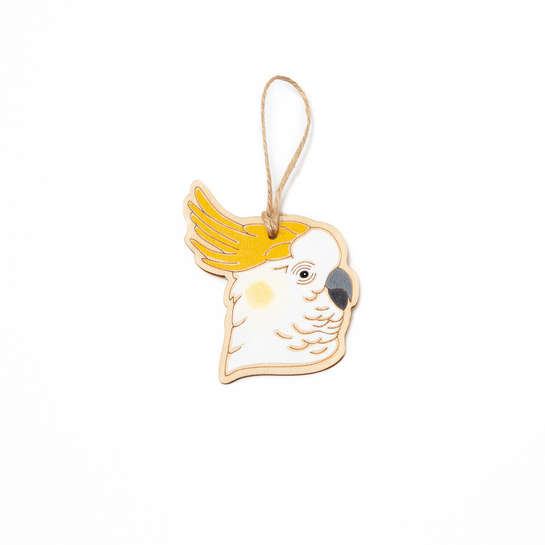 sulphur crested cockatoo ornament - copyright outer island