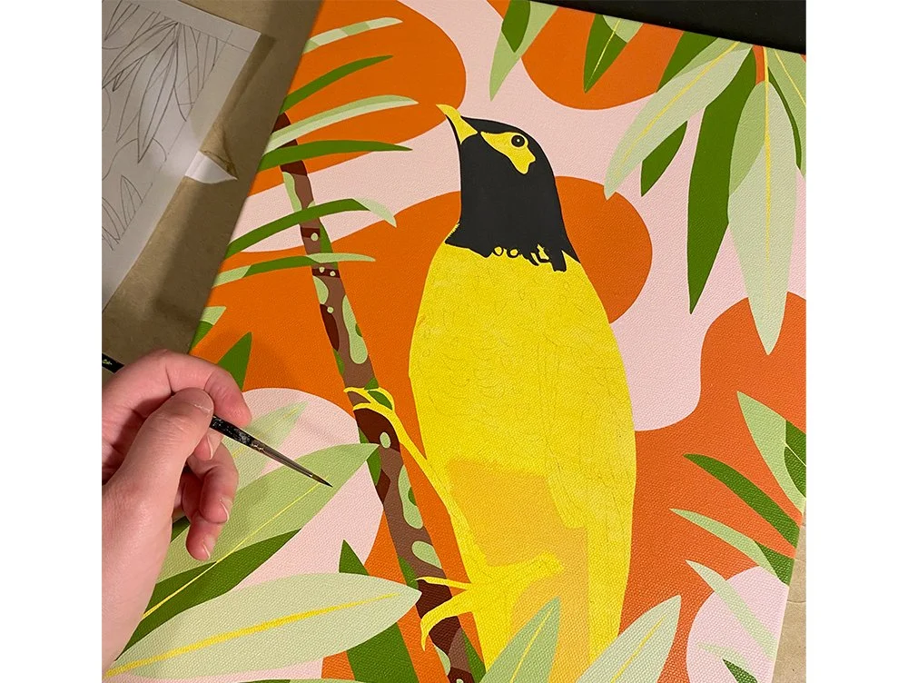 Regent-Honeyeater-WIP-Original-Painting-Copyright-Outer-Island.jpg