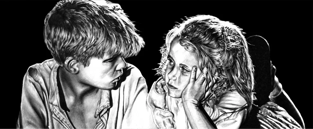 Niklas-Hughes-Illustration-Romeo und Julia-Bleistift-Zeichnung-schwarz-weiss.jpg