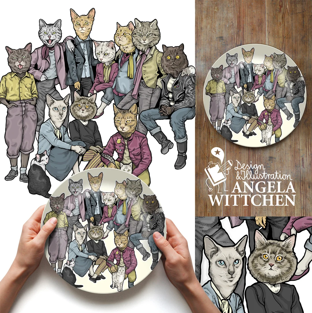Angela-Wittchen-Illustration-Katzengang-Teller.jpg