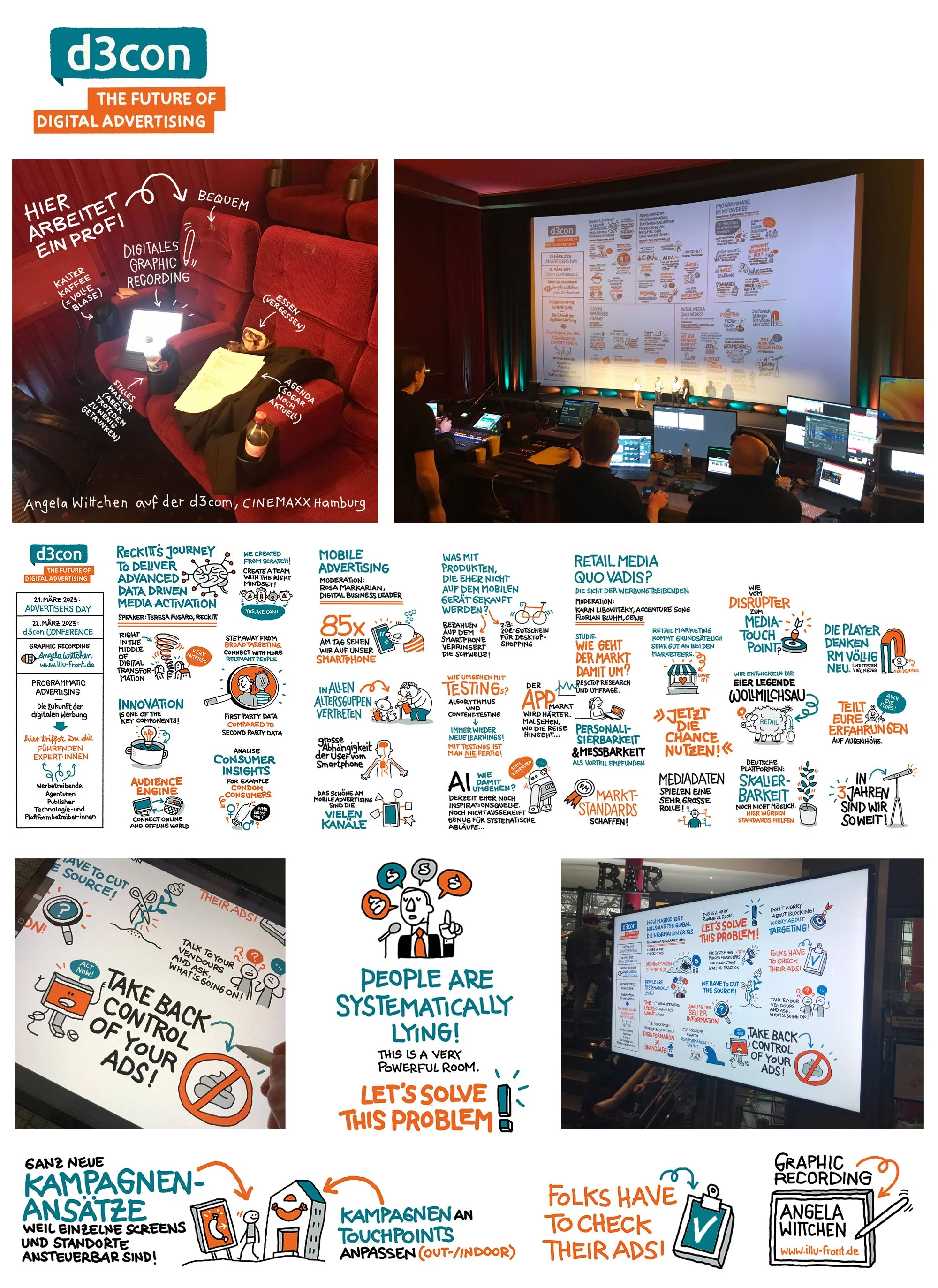  Graphic Recording d3con 2023 