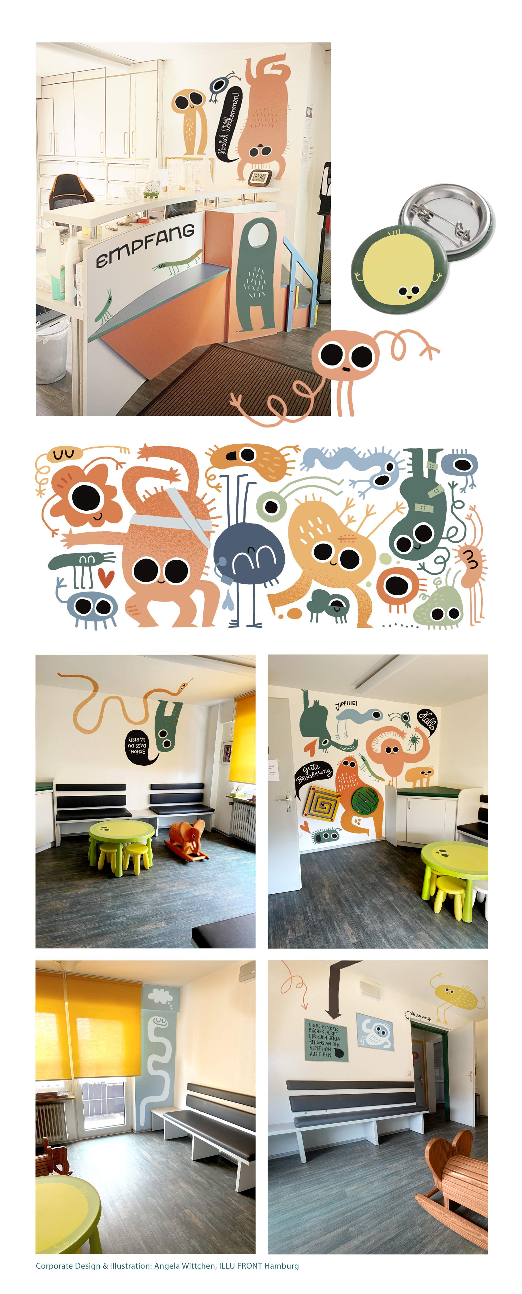  design ideas for room design for Kinderarztpraxis Dr. med. Iris Eckhardt, Nürnberg, Deutschland 