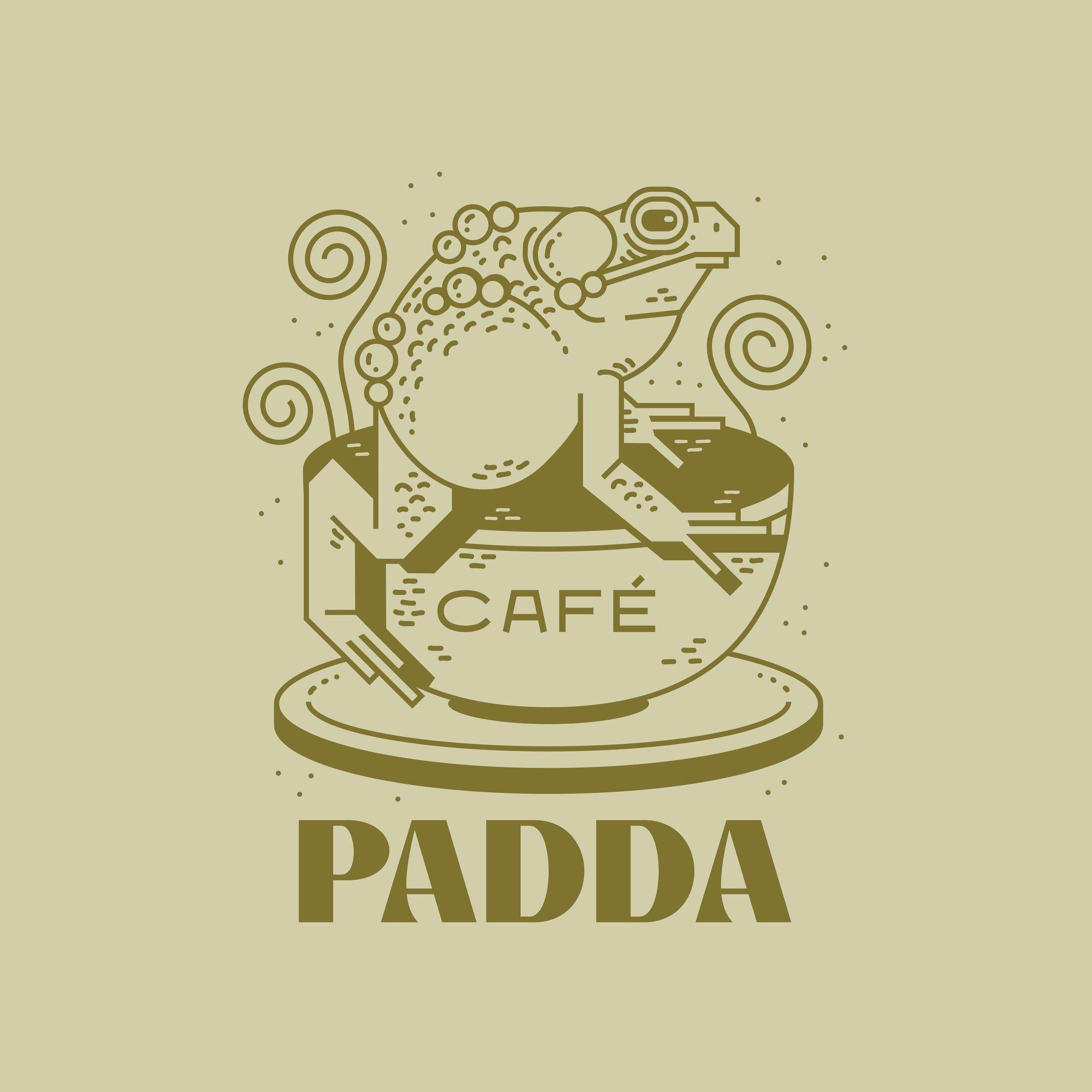 Logo Design Café Padda, Uppsala, Sweden 