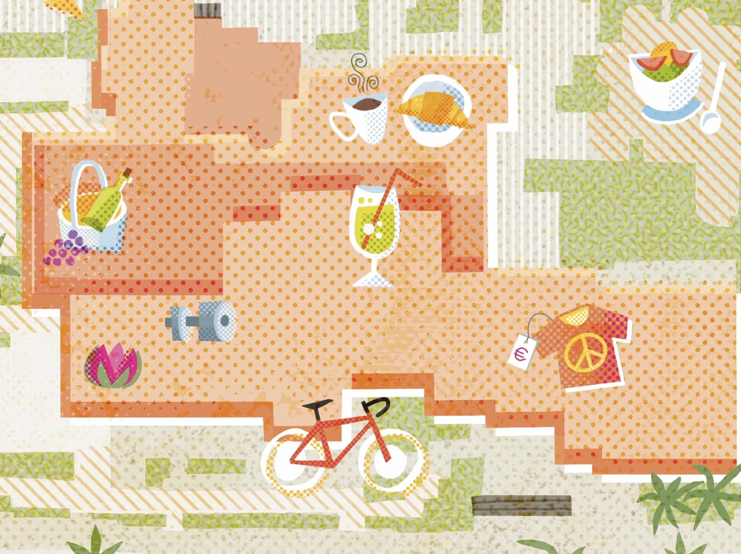 BIKINI Island & Mountain Hotel Es Trenc Lageplan Closeup