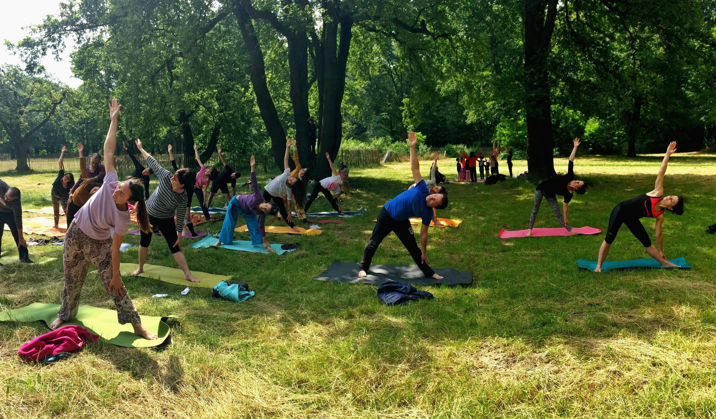 La posture du triangle - Trikonasana