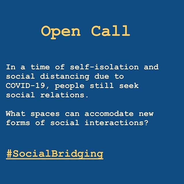 WE NEED YOUR HELP! In a time of #selfisolation and #socialdistancing due to #COVID_19, people still seek social relations. 
Our balconies, front gardens, windows, circulation corridors and rooftops are now accommodating new forms of social interactio