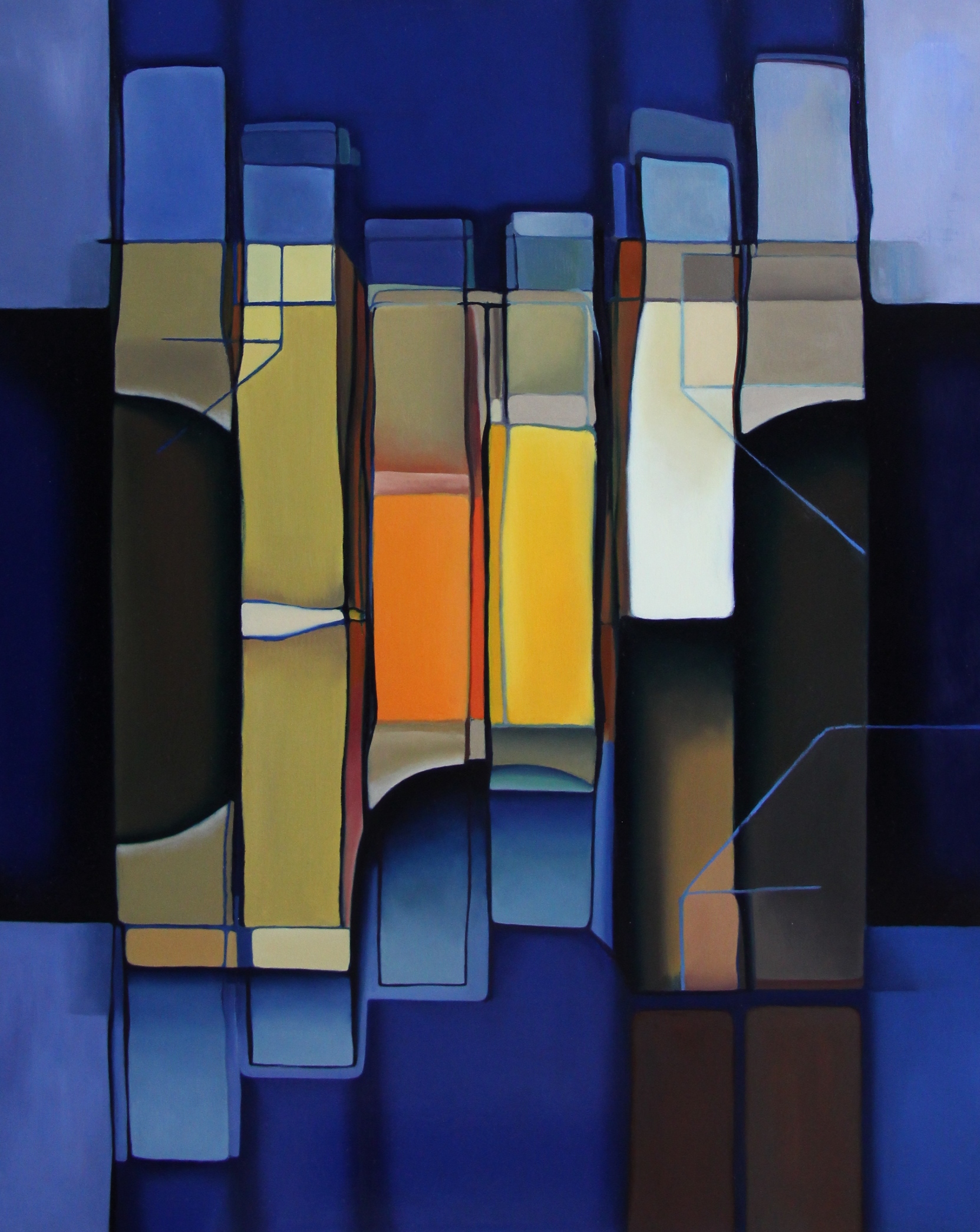 Ommatidia, Oil on panel