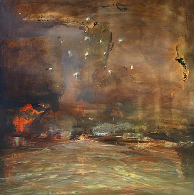 Stars of the State, oil on canvas, 1.2 x 1.2 m