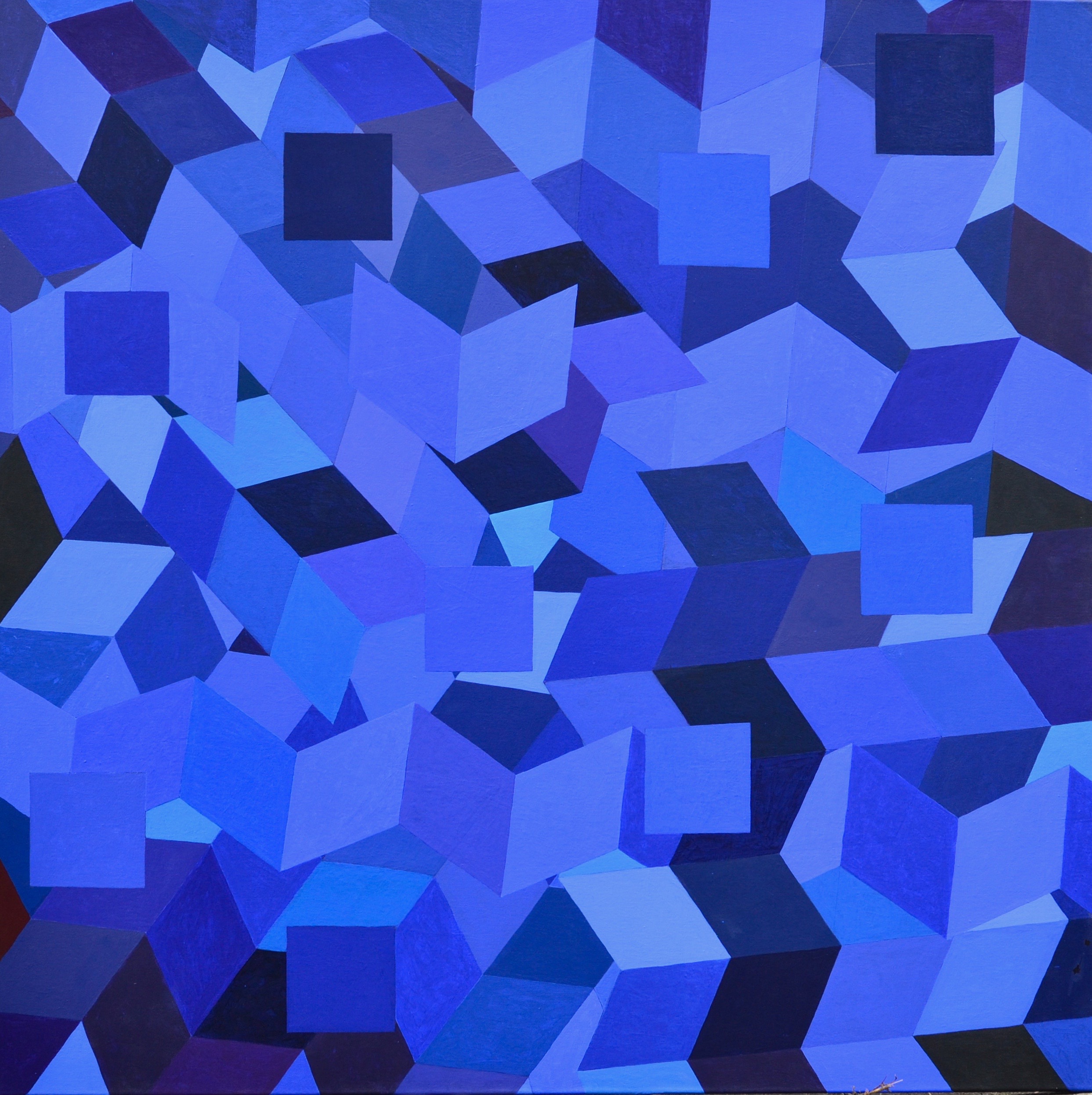 Cathedral, 2016. Acrylic on canvas. 137 x 137 cm
