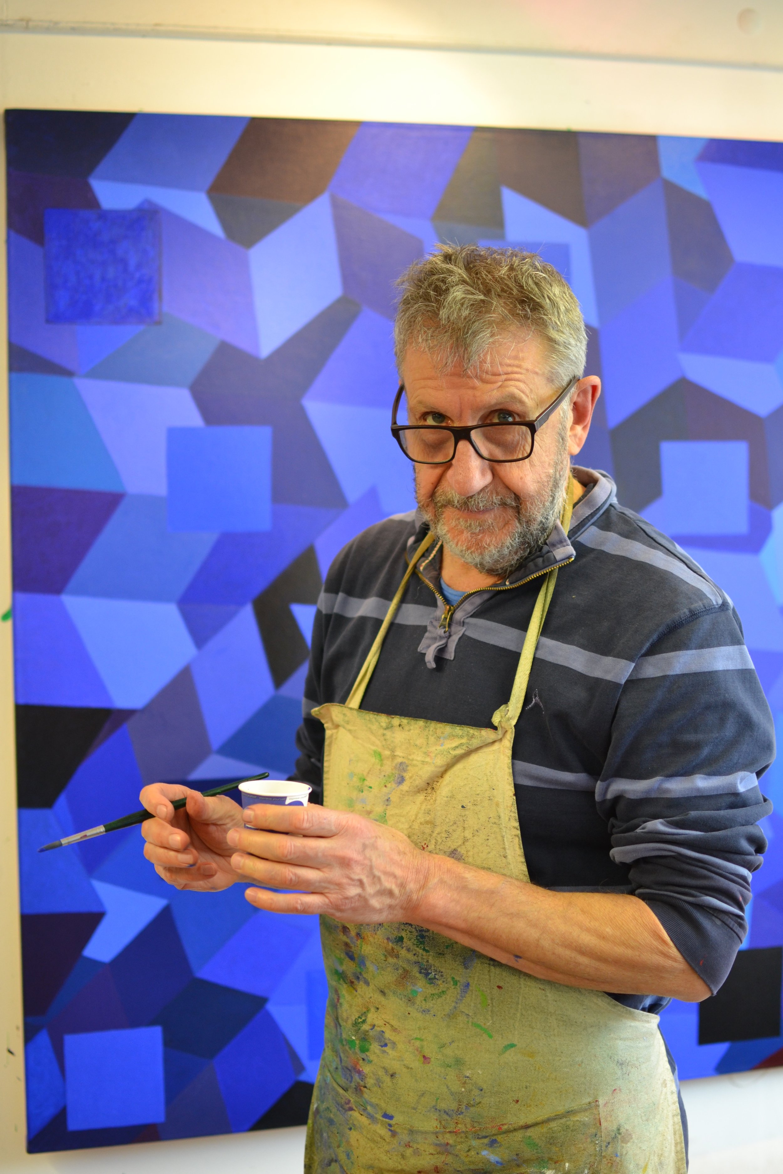 Clive Croft in his Waterloo studio. 
