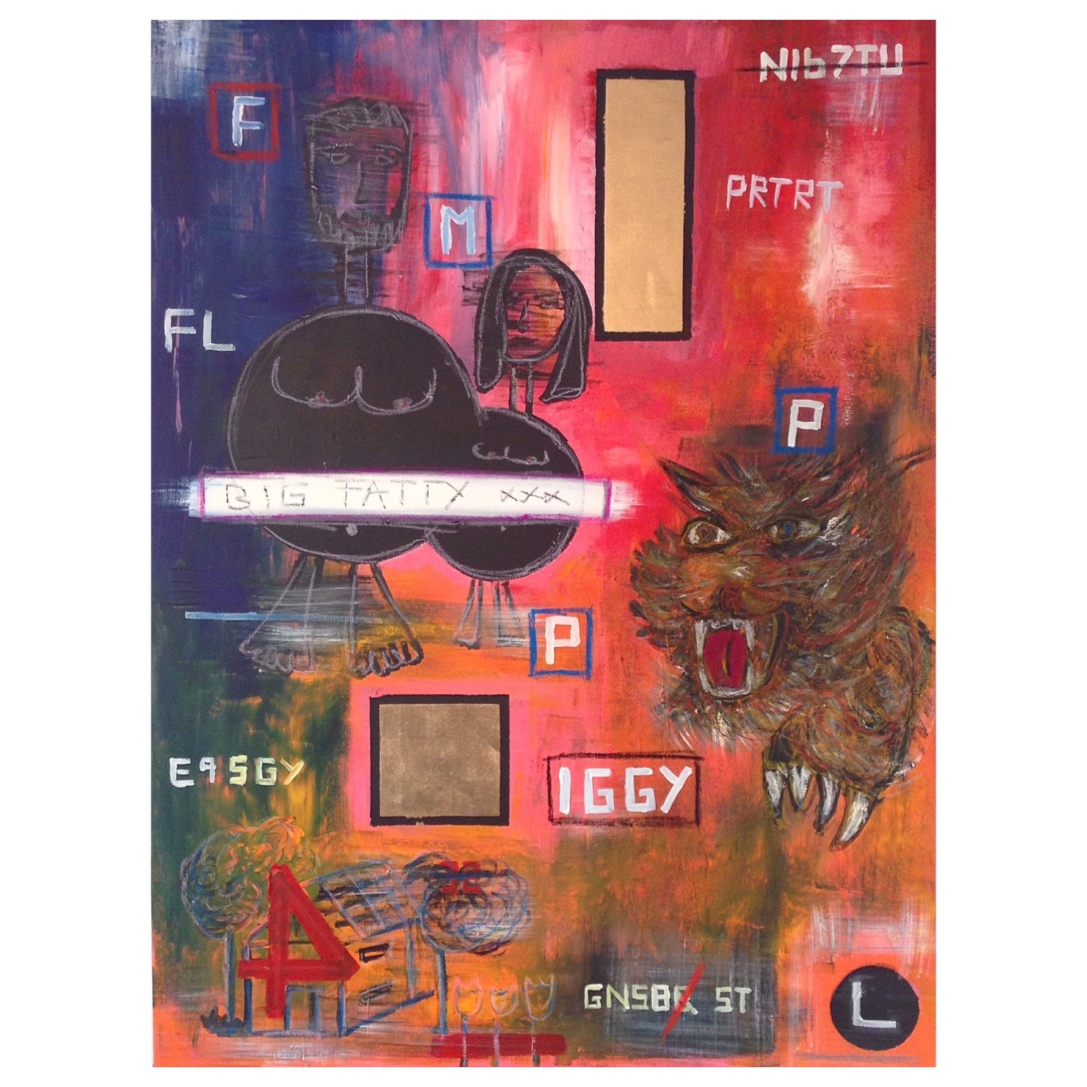 Number 1. Mixed Media on canvas. 91.5 x 122cm. £1495