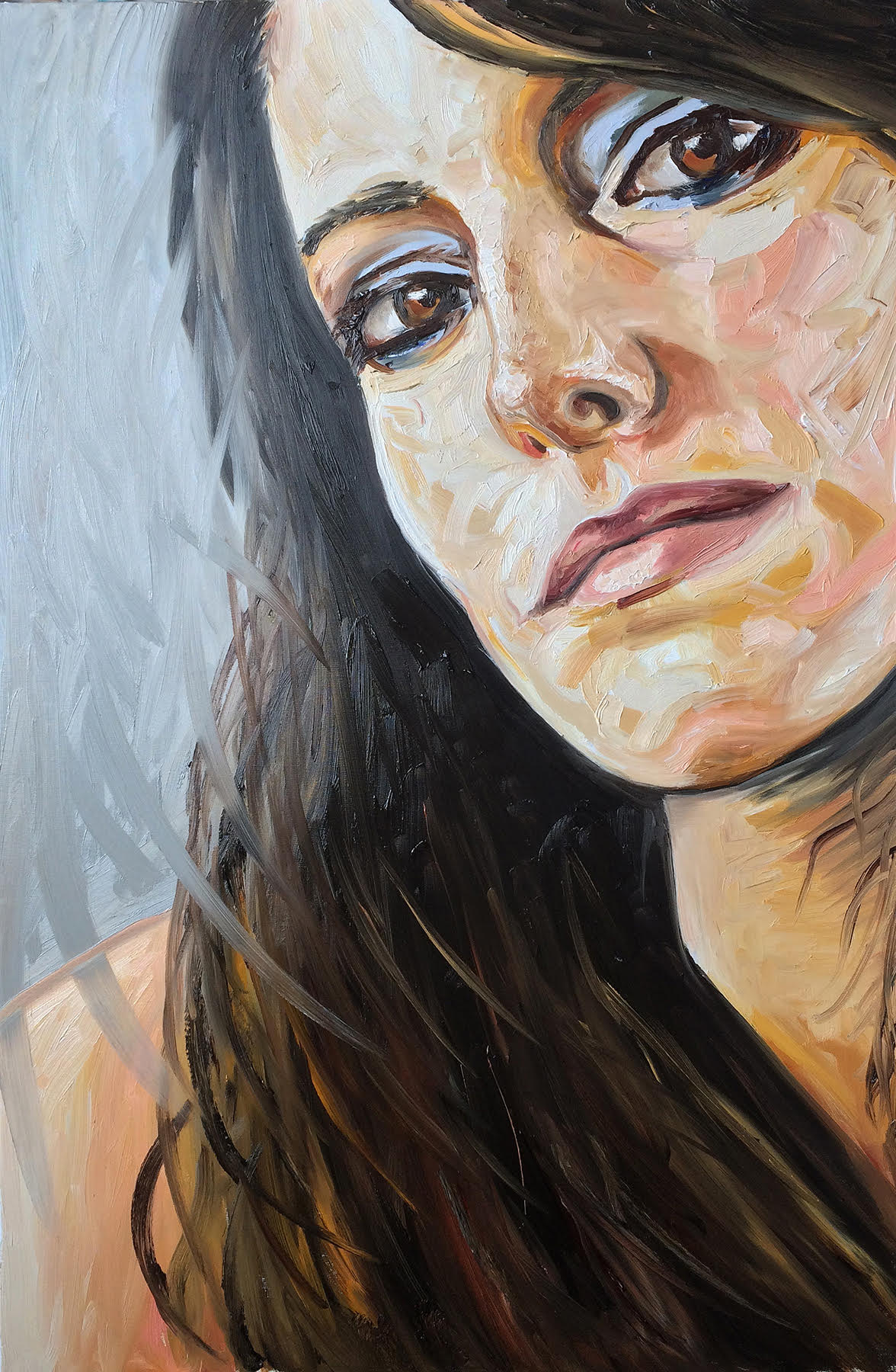 Head of a Woman 2 | Oil on Canvas | 60 x 90cm