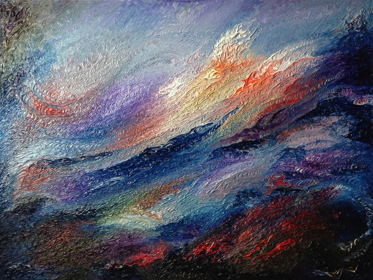 The Trump of Time. oil on canvas. 122 x 96cm £1500
