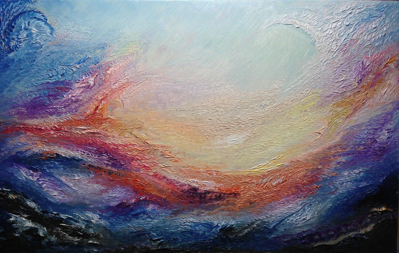 Earth Dances. Oil on canvas. 122 x 72 cm. £1250