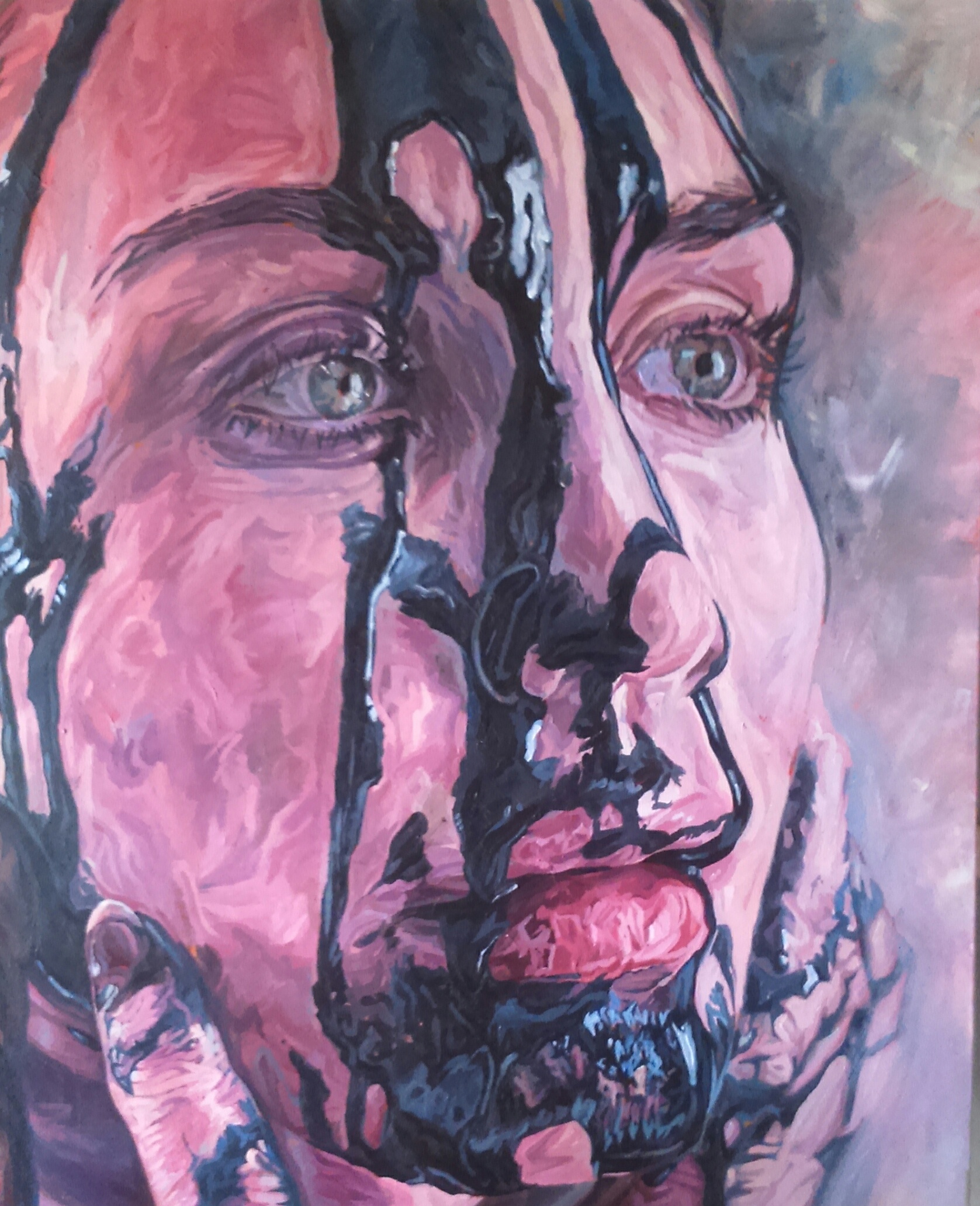 Waste Acrylic on canvas | 81 x 100 cm (framed) | £1,500