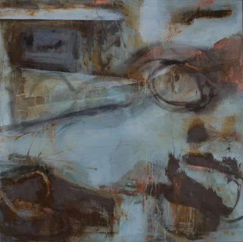 Geevor II, 2017 | Mixed media on canvas | 120 x 120cm | £3800