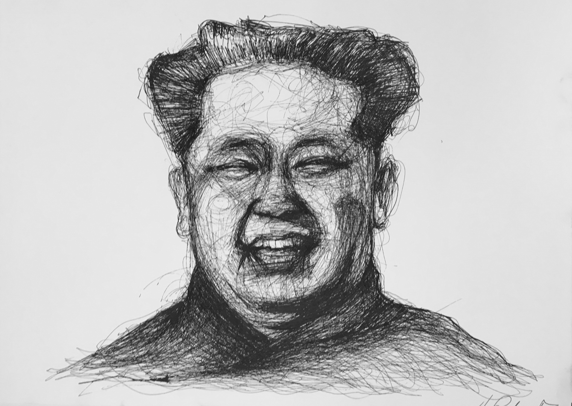 Lil’ Kim, 2017 | Pen on paper | 29.7 x 41.3 cm
