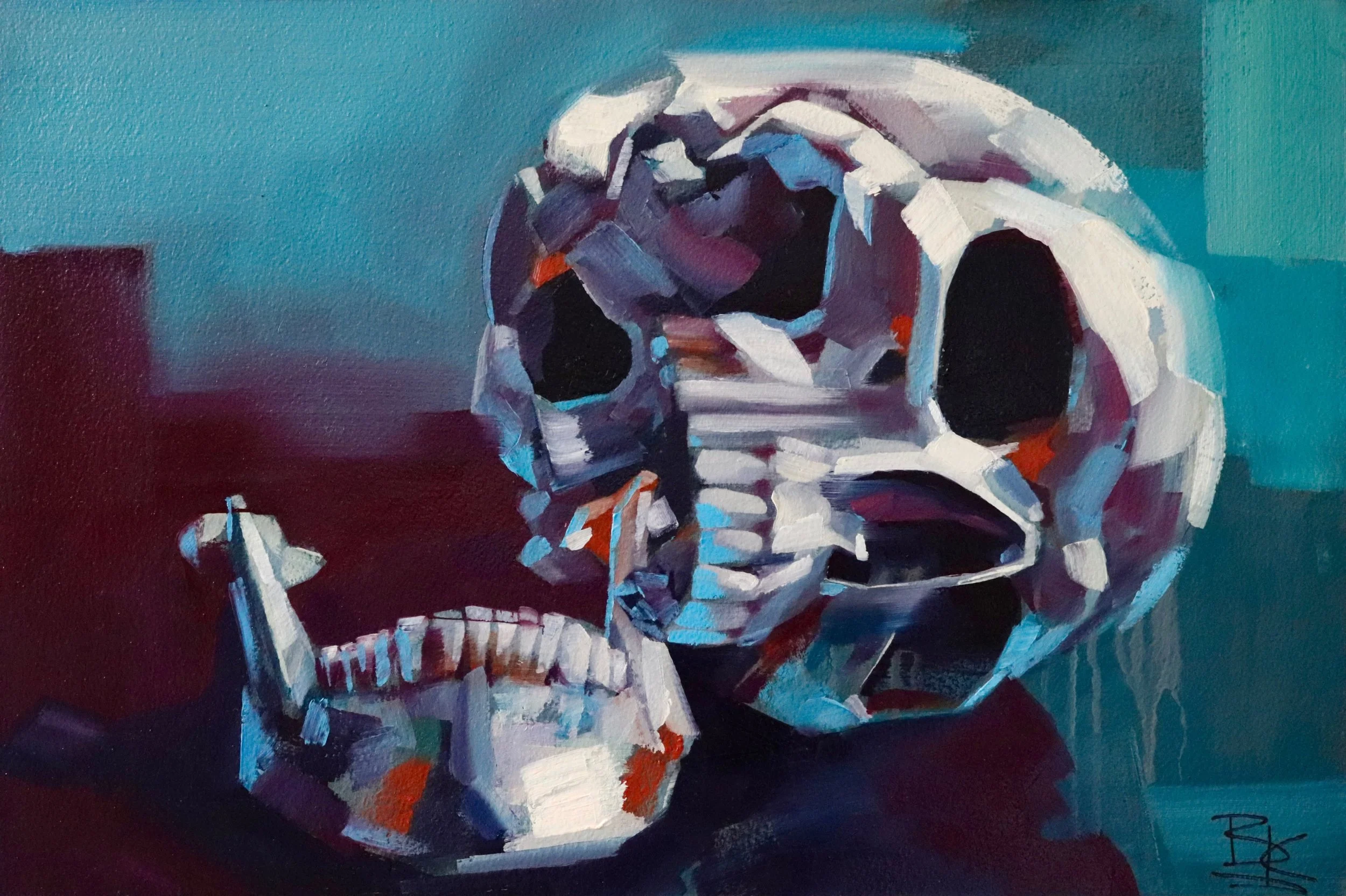 Relic, 2018 | Oil on primed card | 69 x 52 cm | £450