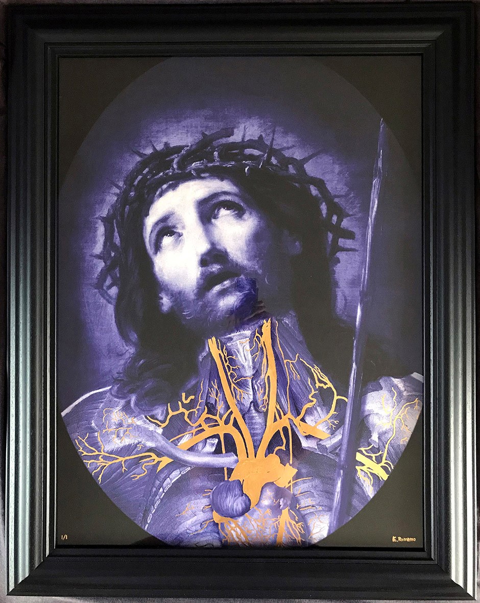 Ecce Homo, 2018 | Giclee print with 24k gold leaf unique edition | 80 x 60 cm | £800