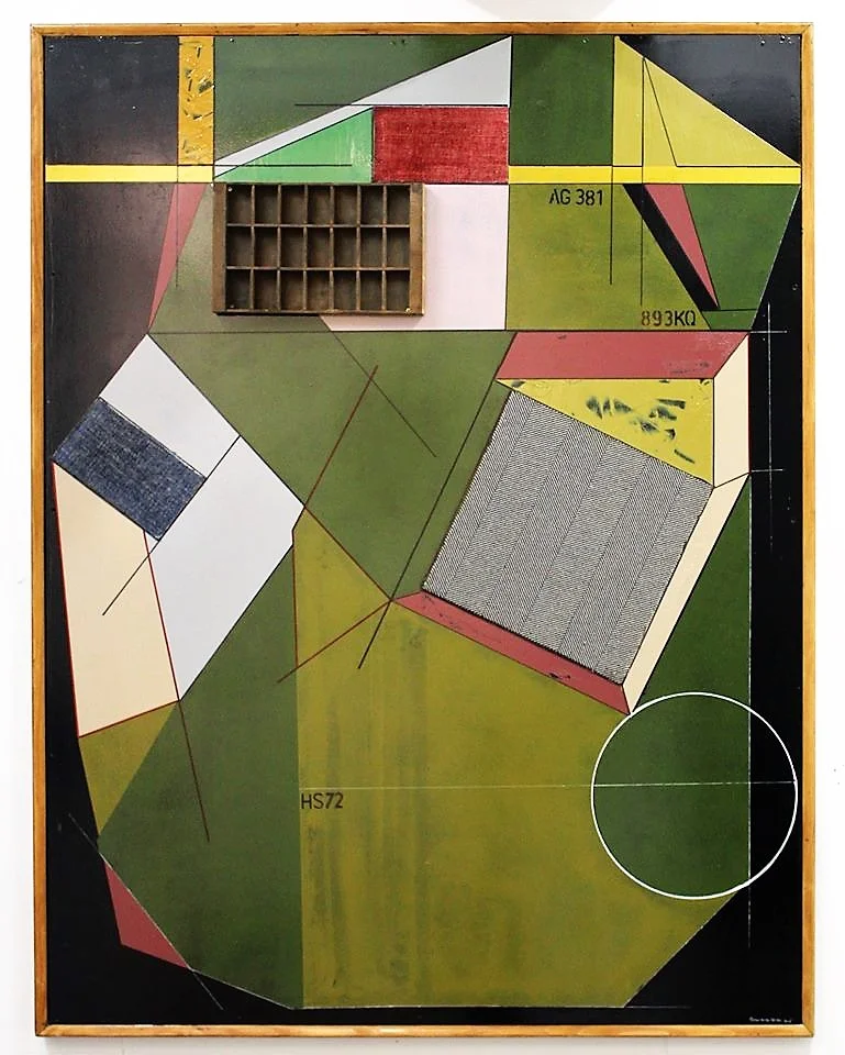 Untitled, 2018 | Mixed media on wood | 110 x 140 cm | £3,500