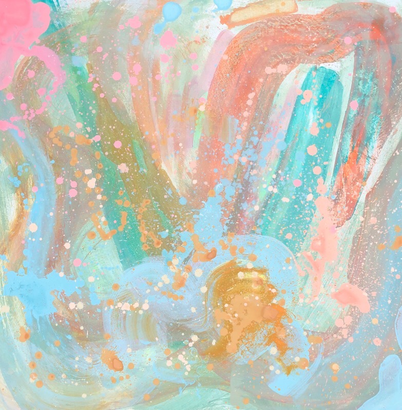 Untitled, 2018 | Oil, Acrylic & Pastel on Plywood | 92 x 92 cm | £680