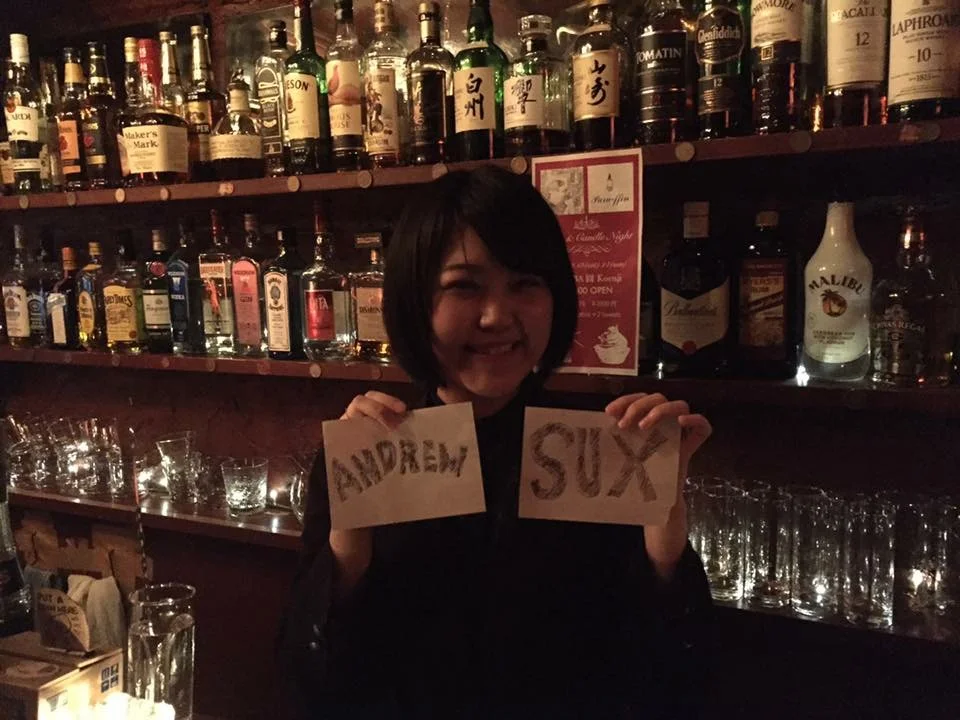 Even the bartender knows what's up.