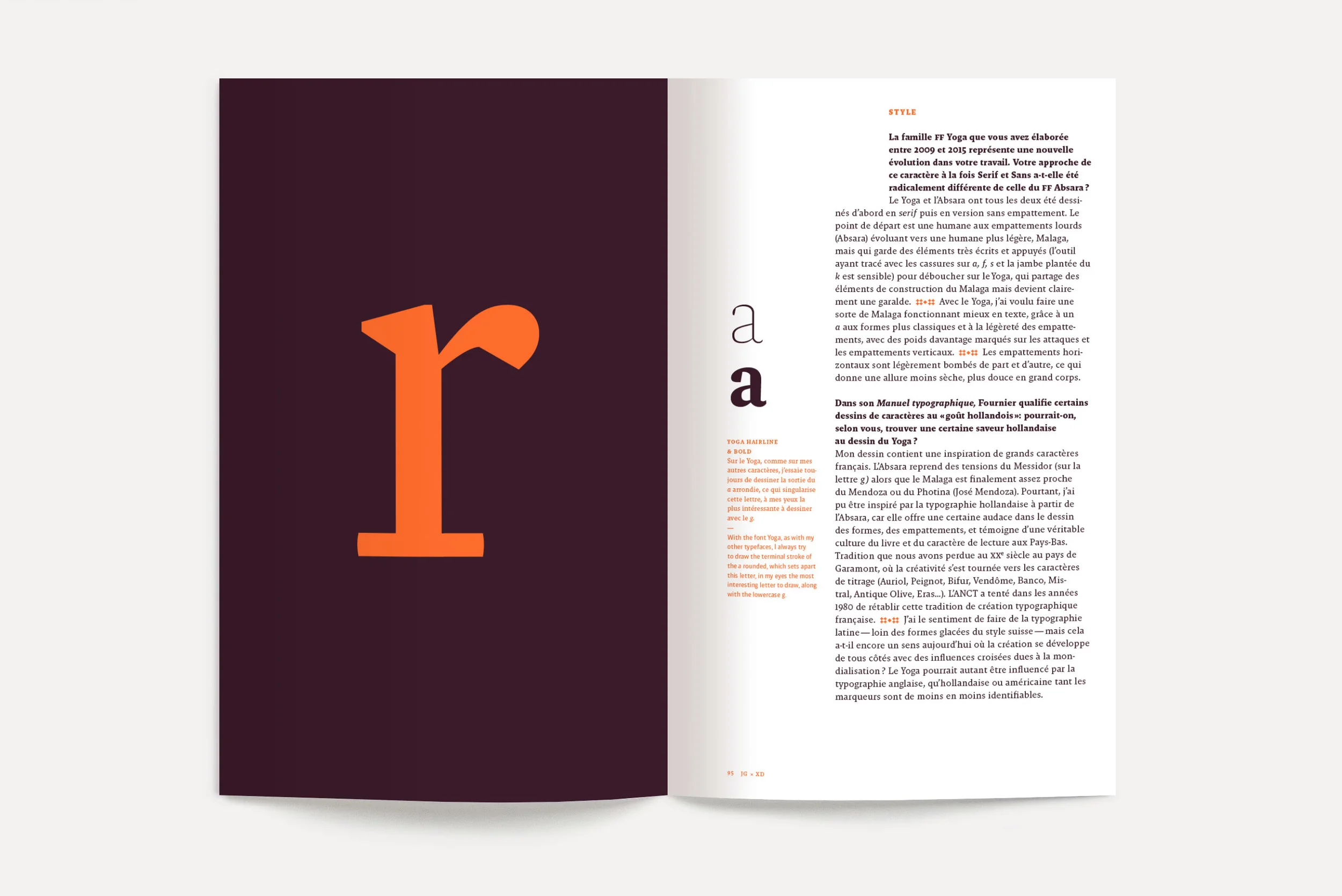 Xavier Dupré, itinéraire typographique / typographical itinerary