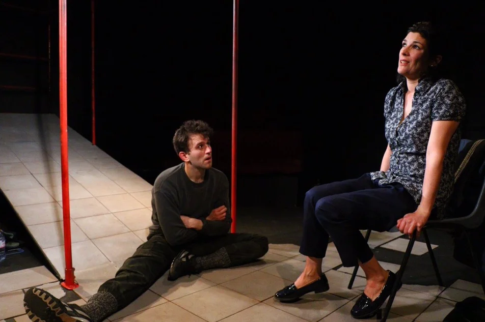 Harry Melling and Jasmine Hyde