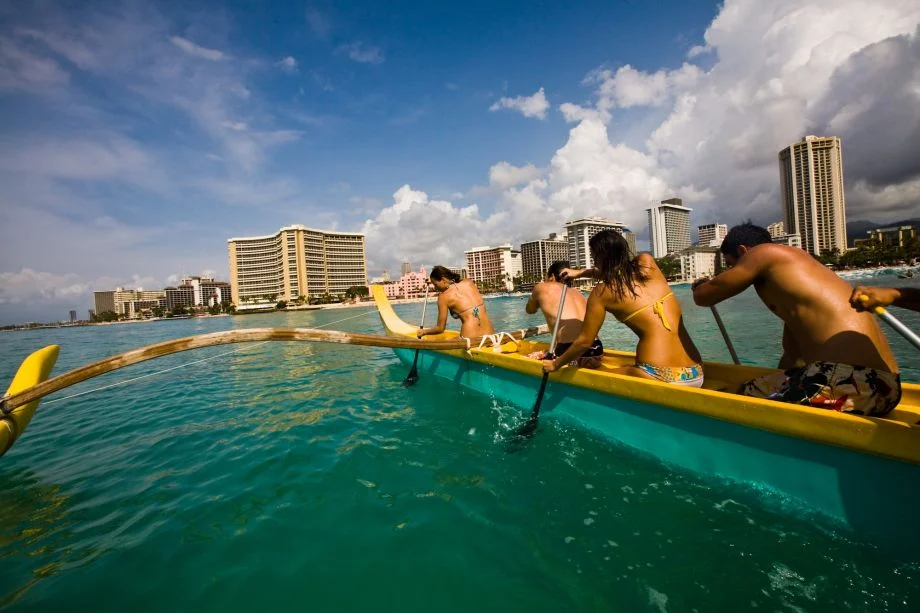 (Source: Houston Chronicle April 12, 2013) HONOLULU - The Hawaiian waters off Oahu's leeward coastline were the deepest blue I had seen. The rich, dense waves gently stroked the sides of the boat and carried us some miles away. We had set out for a day of snorkeling, but I grew uneasy as we continued traveling to what seemed to be the middle of the ocean. Looking out into the blue abyss, I tried to muster up my courage to jump in. I lost the nerve. But Armin Cullins , the boat's captain and owner of the Wild Side Specialty Tours (sailhawaii.com), didn't judge me. Instead, he offered assurance that I would still get amazing views of the Hawaiian spinner dolphins, which we came to see. My brother, Jon, looked at the water with consternation as well. Nevertheless, he suited up with a life preserver and goggles. "I guess I have to take one for the team," he said, before reluctantly sliding into the water with the rest of the group. More