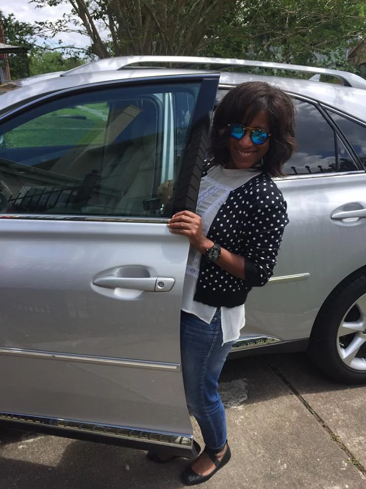 I haven't had a car payment in 15 years. I had planned on driving my 2002 Nissan Xterra until the wheels fell off, and they literally did. I had also convinced myself that because I hadn't had a raise in a decade and because I wasn't where I wanted to be in my life, that some how I didn't deserve to ride in style, or at least with AC. Yes, the AC in the Xterra went out last summer. But I finally did it. I bought a car - a 2010 Lexus RX350. It's exactly what I wanted and the price I wanted to pay. Simply buying a car changed my life. It got me out of poverty thinking (journalists are really good at that) and opened my eyes to opportunities to really grow and make more money. It gave me confidence. I can valet without worry. I can show up at an event, a speaking engagement, at church and feel like I belong. I'm worthy. Thank you to the sweet couple who drove it from San Antonio to my front door, complete with a bottle of champagne in the back seat. #yearofjoy