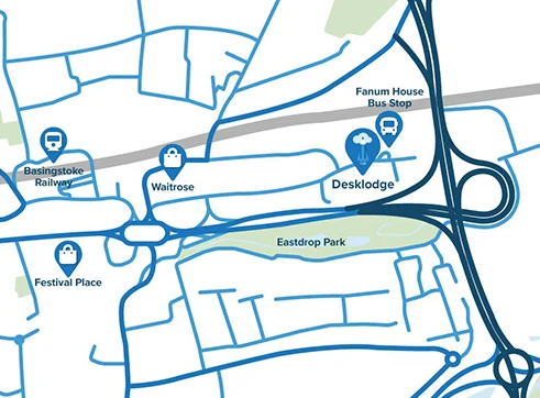 DeskLodge Map Basingstoke - Surrounding area.jpg