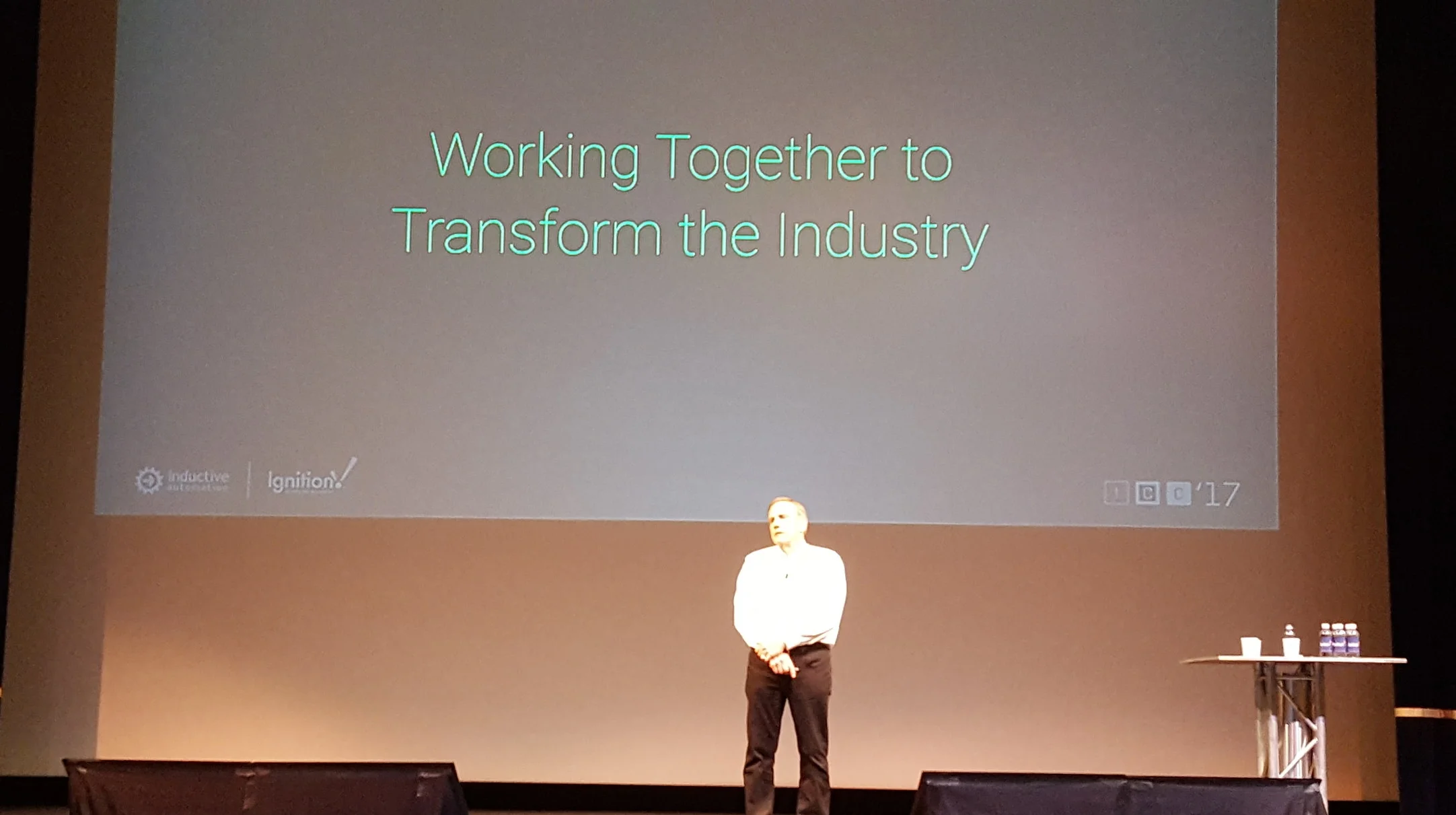 Chief Strategy Officer Don Pearson addresses the attendees during the keynote.