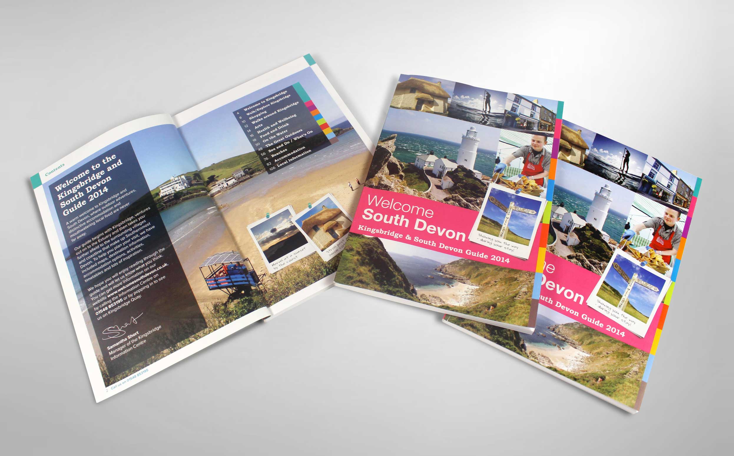 Brochures, town guides and marketing