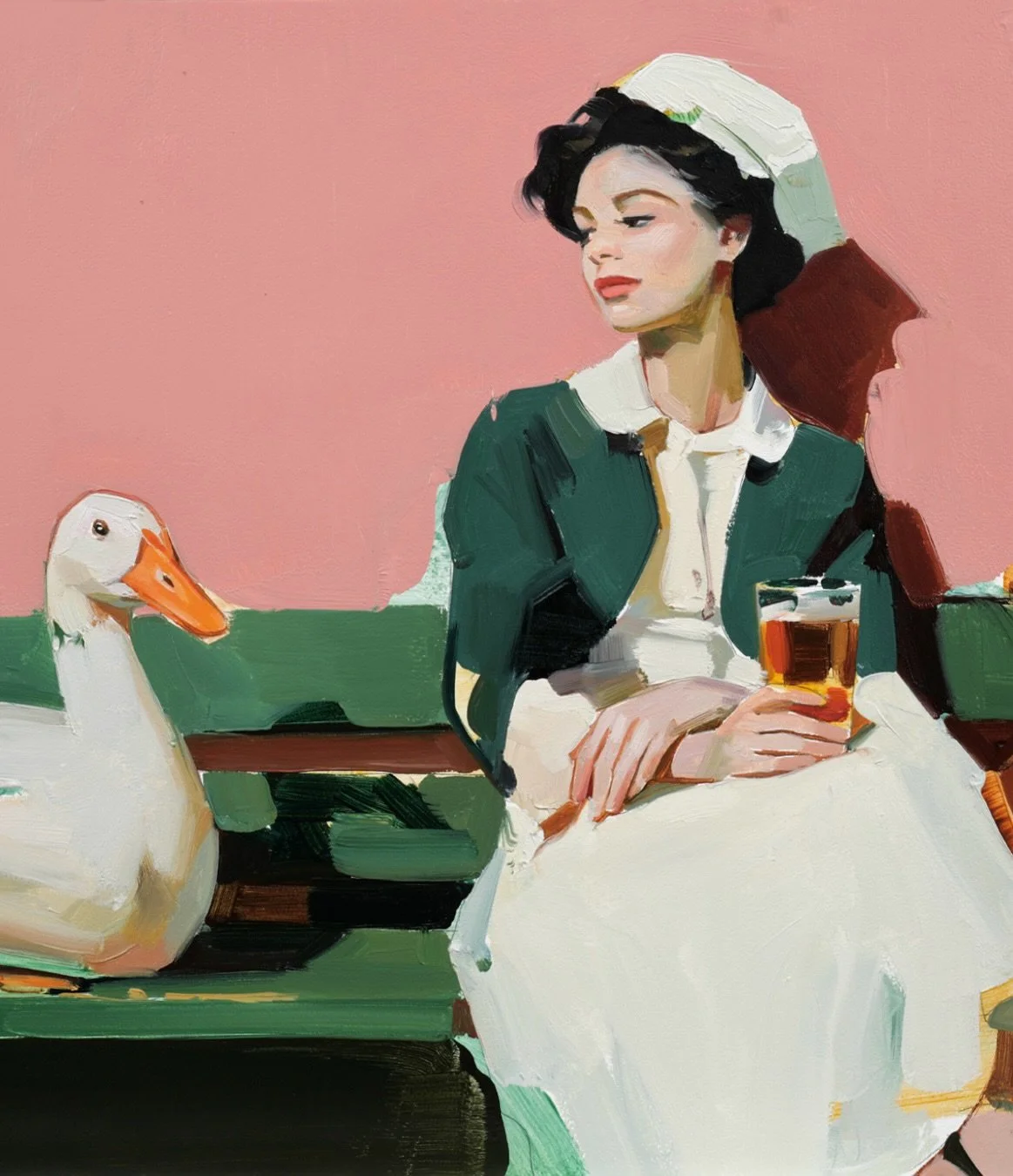 Lunch break - will be part of the Spring Print Drop this Friday ✨

Life goals! This painting is such a vibe - it&rsquo;s one of my personal favorites from the drop! - Prints will be available for 72 hours only🙌

The original painting will be availab