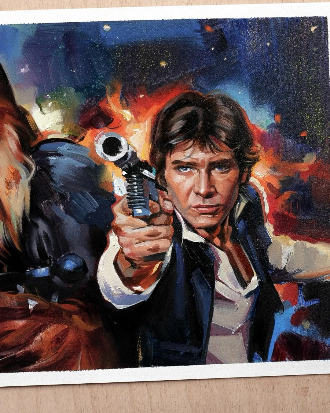 &bdquo;Always shoot first&ldquo; is part of tomorrow&rsquo;s Print drop 🙌 - and yes, the original will be available too.

This piece is a small tribute to two of my all-time favorite illustrators, Drew Struzan and Noriyoshi Ohrai

I&rsquo;m not even