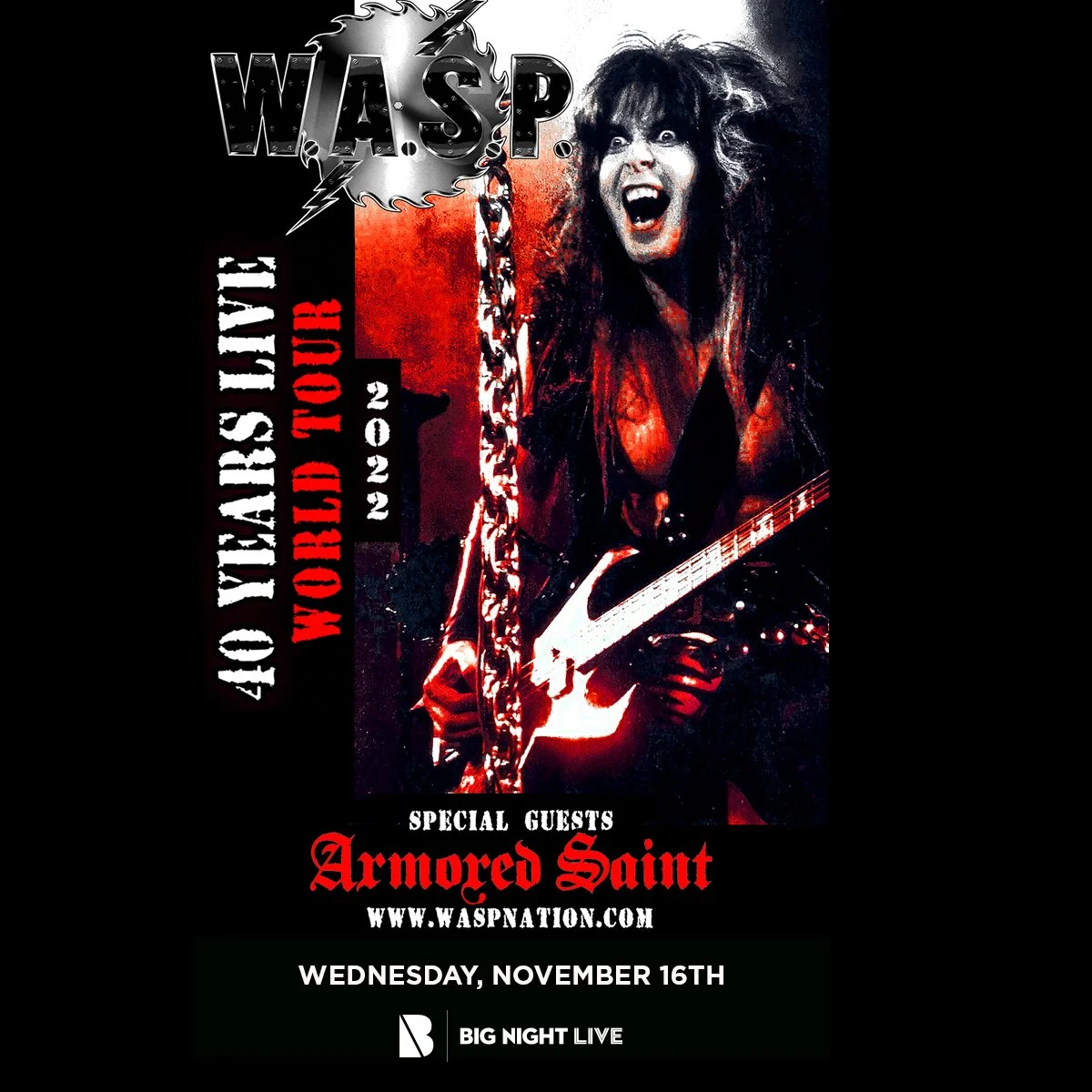 W.A.S.P. - Boston, MA - All Ages