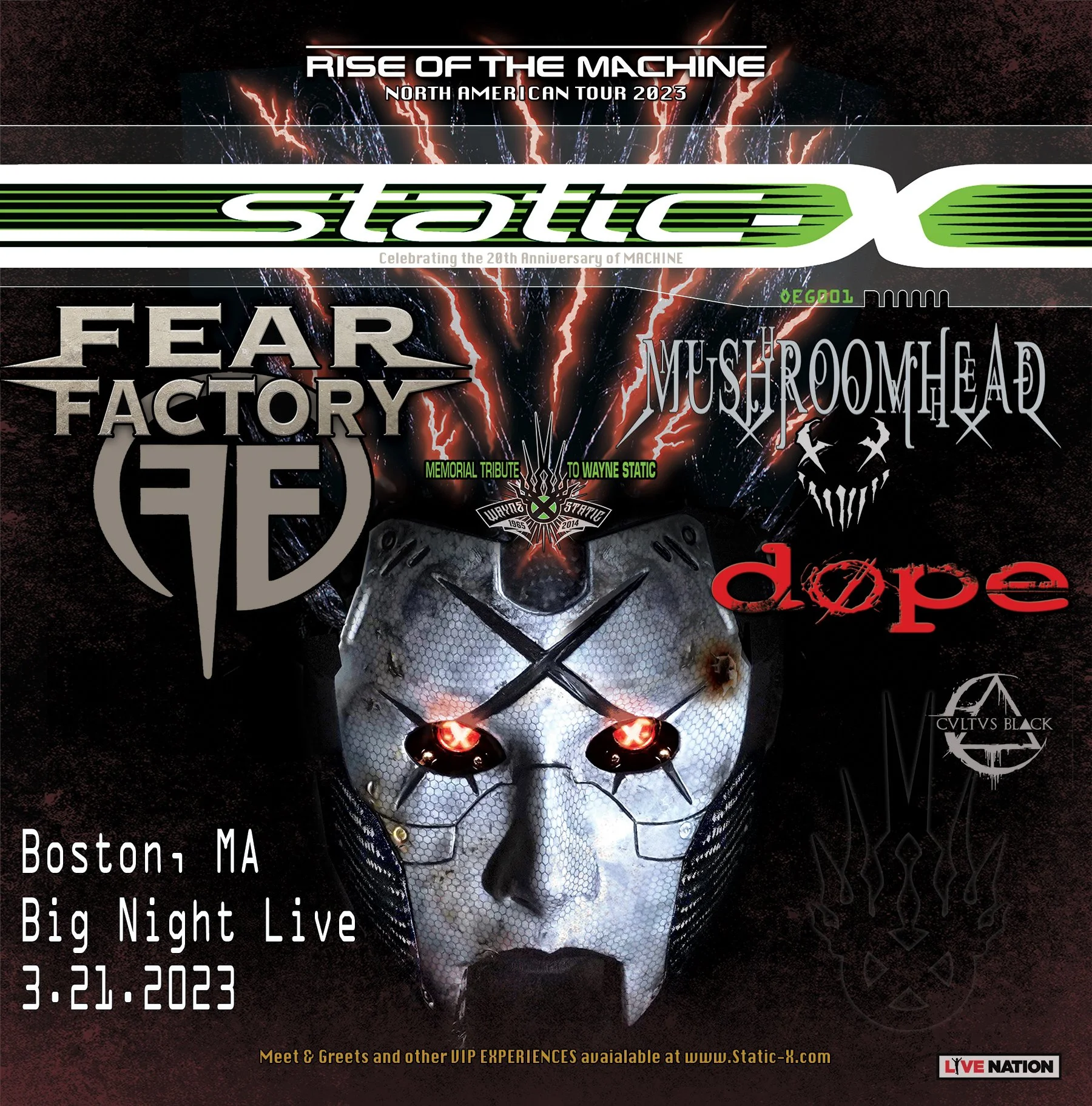 STATIC X - Boston, MA 